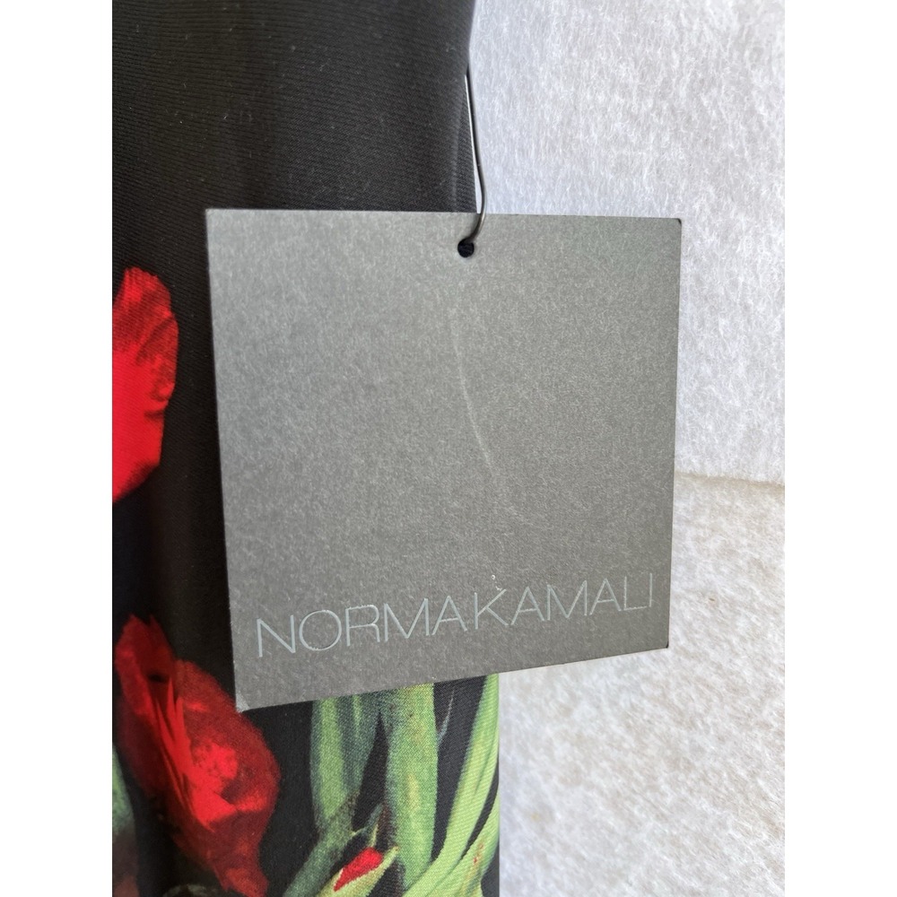 Norma Kamali Slip Jumpsuit in Blooming Roses Wide-Leg size Small NWT - Picture 4 of 13